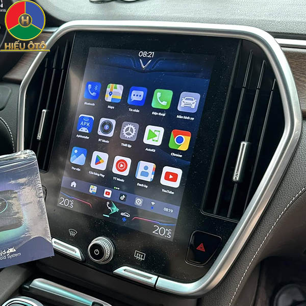 android auto box xe ô tô vinfast lux a 